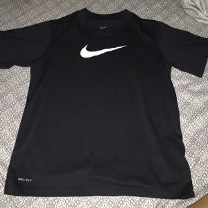 Boys black Nike shirt